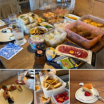 Potluck party with dear friends and colleagues